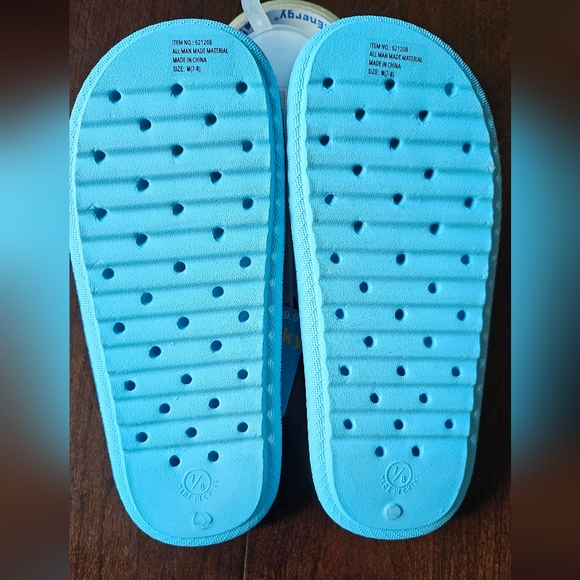Light Blue Slippers - Picture 2 of 3